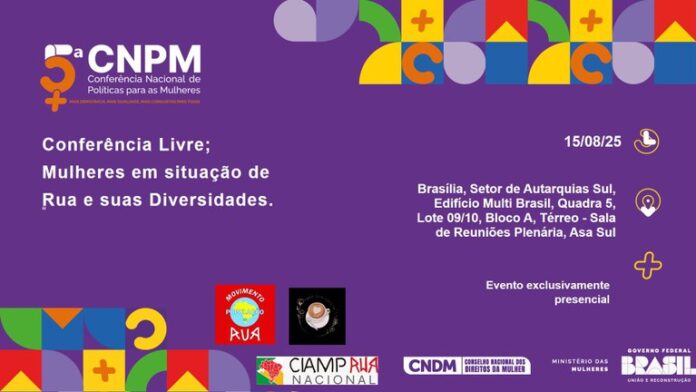 CIAMP-Rua Nacional defende protagonismo de mulheres em situação de rua na formulação de políticas públicas